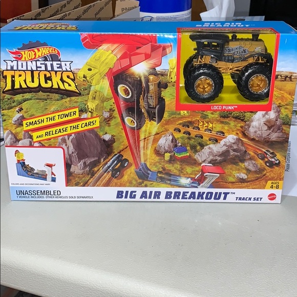 hot wheels monster truck big air breakout